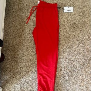 zyia NWT red joggers